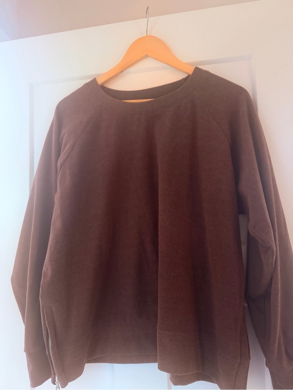 Coco + Carmen Men's Brown Crewneck Pullover